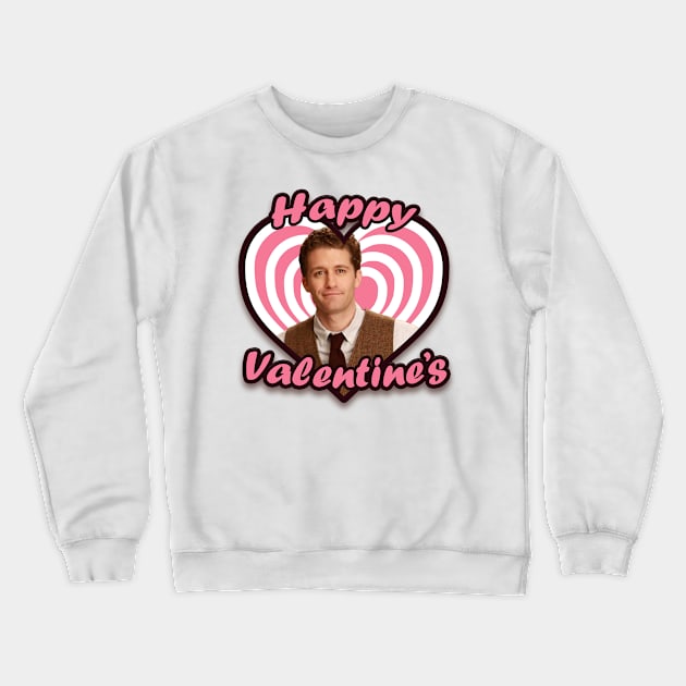 Will Schuester Happy Valentine's Crewneck Sweatshirt by charlesproctor